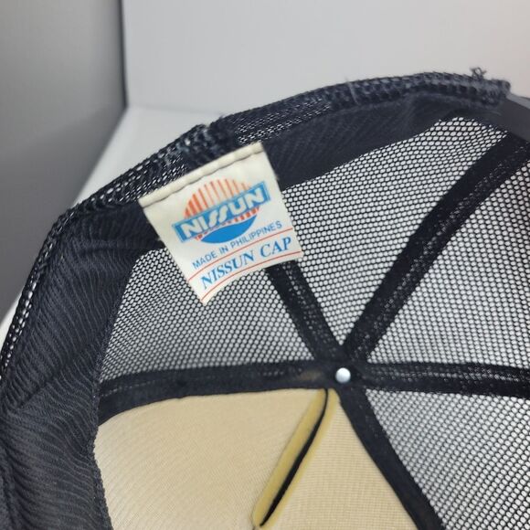 Vintage black white foam route 66 trucker mesh snapback hat - Picture 6 of 6